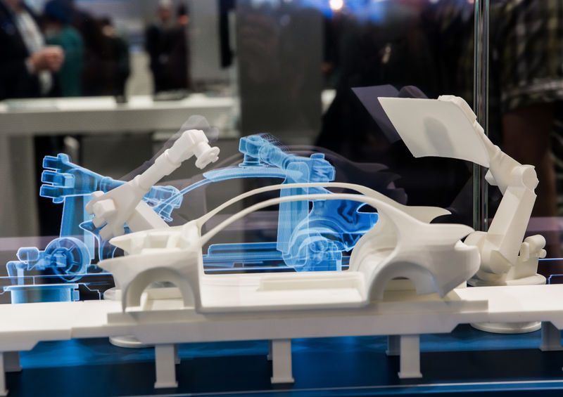 Digital Twin with Apache Kafka - Simulating of car manufacturing by robots on Siemens