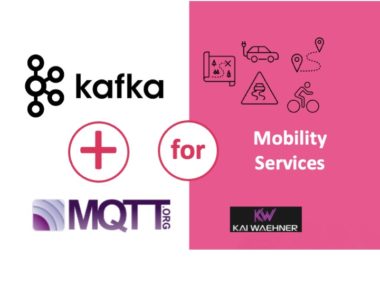 MQTT and Kafka for Mobility Services, Transportation and Cloud Native Microservices