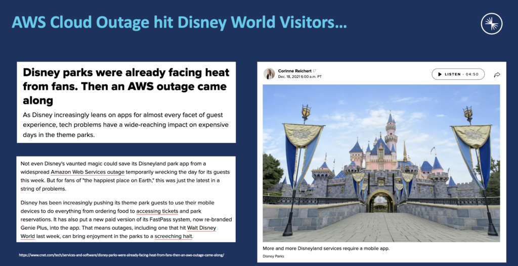 AWS Outage at Disney World