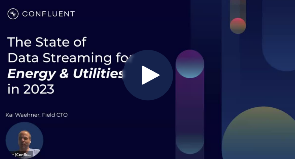 Confluent Video Recording about the Energy Sector