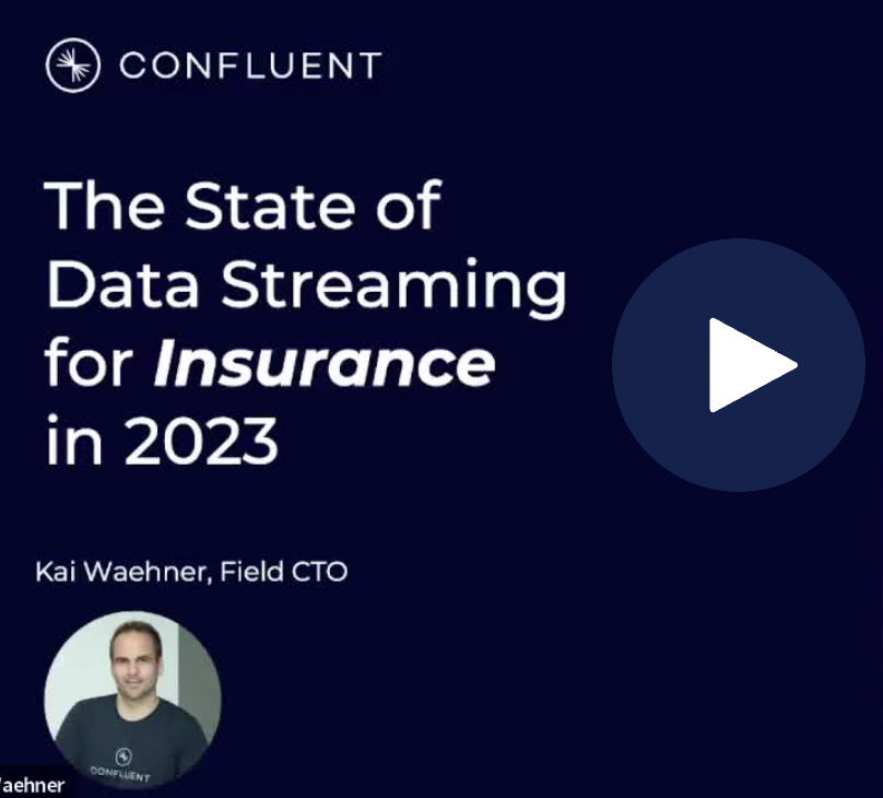 Video Recording - Apache Kafka in the Insurance Industry