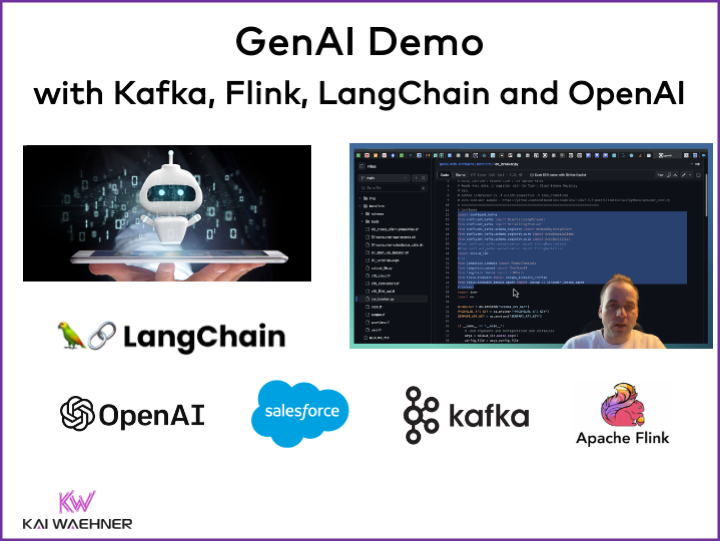 GenAI Demo with Kafka, Flink, LangChain and OpenAI