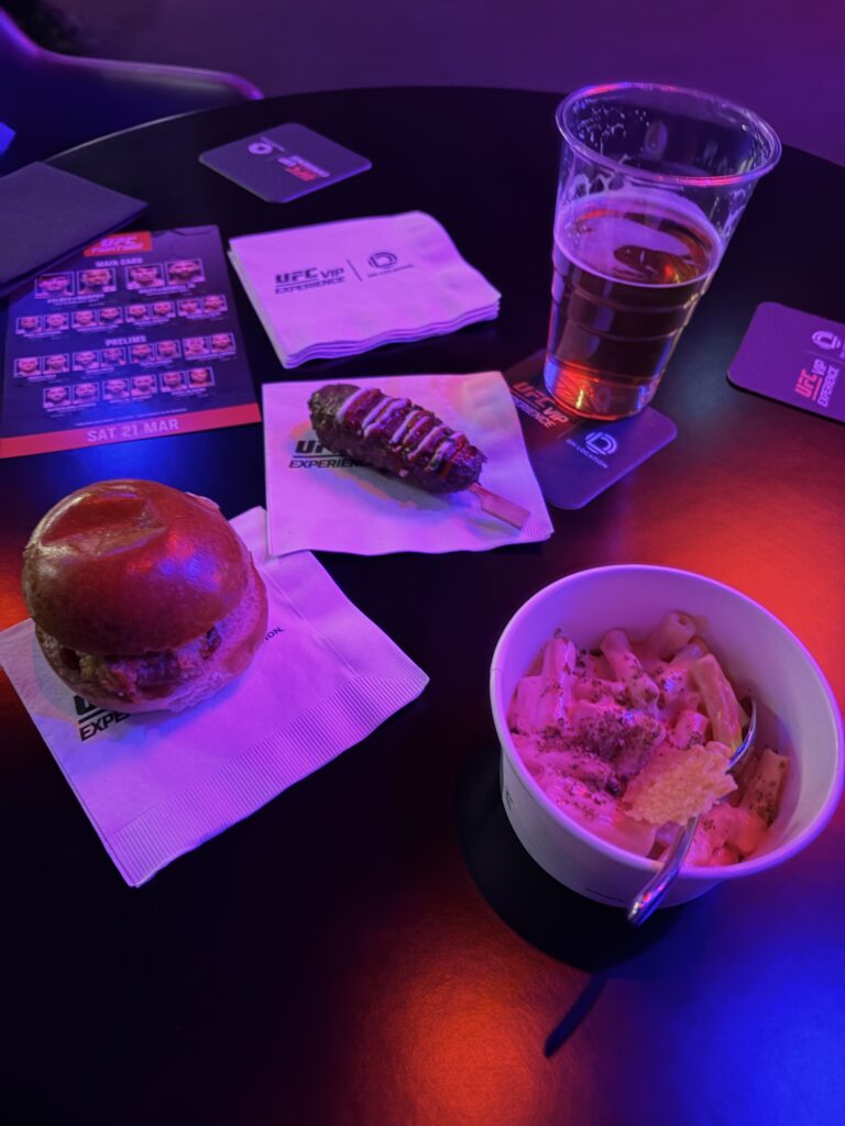 Fast Food in the VIP Lounge O2 Arena London